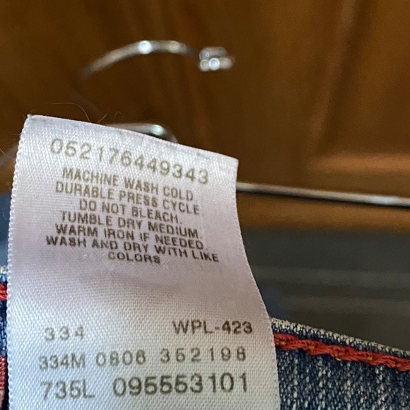 Levi's 550 Relaxed Bootcut Jeans Sz 20M - Picture 5 of 7